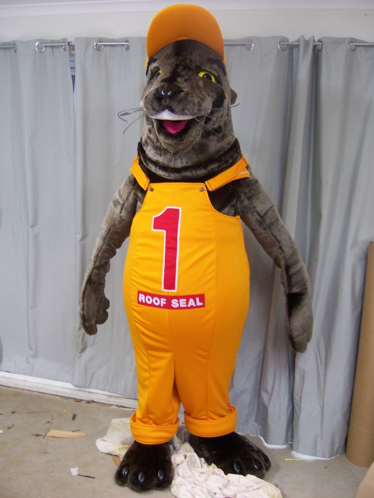 Character Creations Roofus the Roof Seal Mascot Character Creations