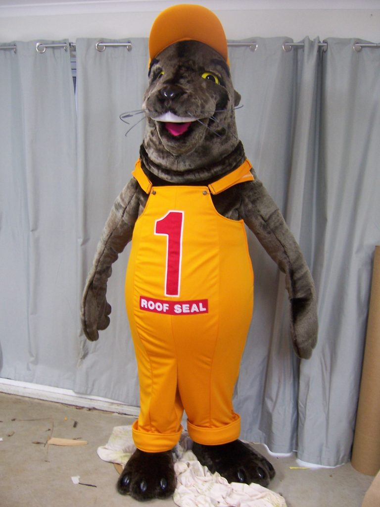 Character Creations Roofus the Roof Seal Mascot Character Creations